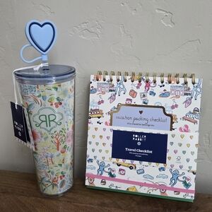 Roller Rabbit x Target Set - Vacation Tritan Heart Tumbler & Packing Notepad